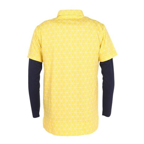 ルコックスポルティフ（lecoqsportif）（メンズ）ゴルフウェア 吸汗速乾 インナー付 半袖ポロシャツ LG5FTZ00M_3