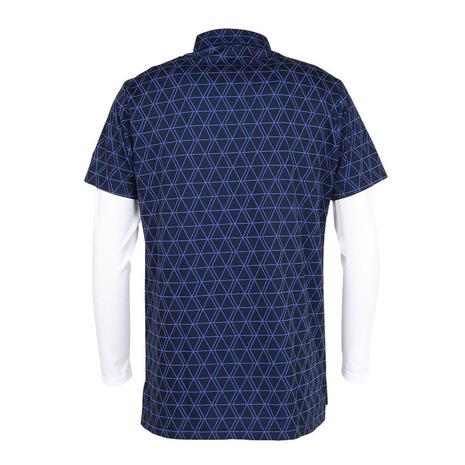 ルコックスポルティフ（lecoqsportif）（メンズ）ゴルフウェア 吸汗速乾 インナー付 半袖ポロシャツ LG5FTZ00M_4