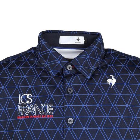 ルコックスポルティフ（lecoqsportif）（メンズ）ゴルフウェア 吸汗速乾 インナー付 半袖ポロシャツ LG5FTZ00M_8