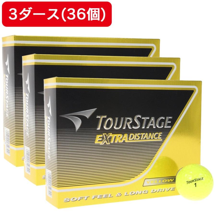 【新品未使用】TOURSTAGE V10 スーパーイエロー 3ダース（36球) 新品未使用】TOURSTAGE V10 スーパーイエロー 3ダース（36球