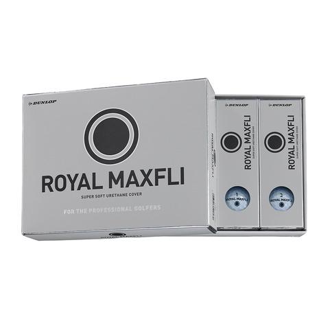  ロゴ入 ダンロップ ロイヤルマックスフライ 10ダース（120球）非売品 マックスフライ（MAXFLI）（メンズ）ゴルフボール ロイヤルマックス