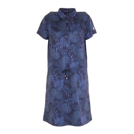 日曜限定sbユーザー 21倍 クランク Clunk 激安先着 クールボタニカルワンピース Cl5kuq14 レディース Nvy