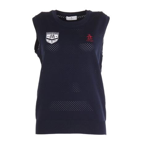 安い 22日ゾロ目の日クーポン マンシングウエア Munsing Wear 吸放湿シャドーボーダーニットベスト Mgwrjl80x Nv00 レディース オープニング大放出セール Www Tiebreak Fr