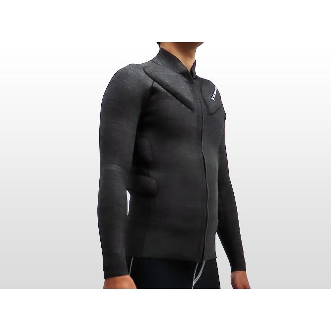 メンズ Lサイズ ウェットスーツ 黒 Made in Japan ウェットスーツ セミドライ ロングチェストジップ 5mm 3mm