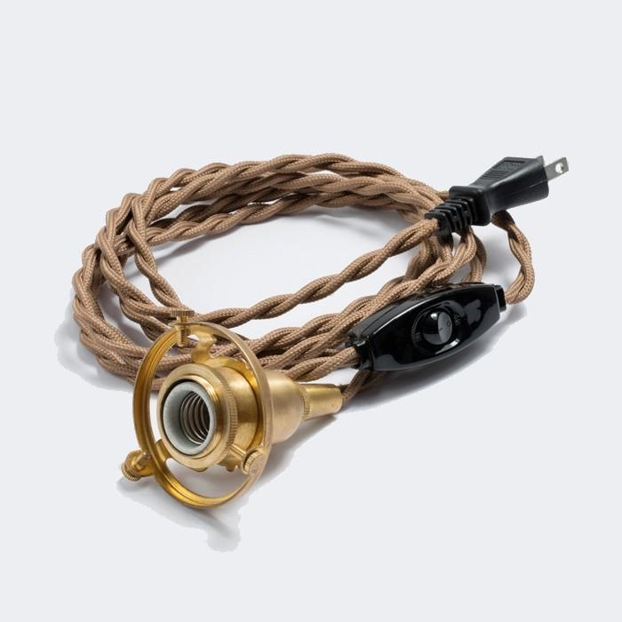 アンティークランプなどに使用するソケットコード￼ アンティーク