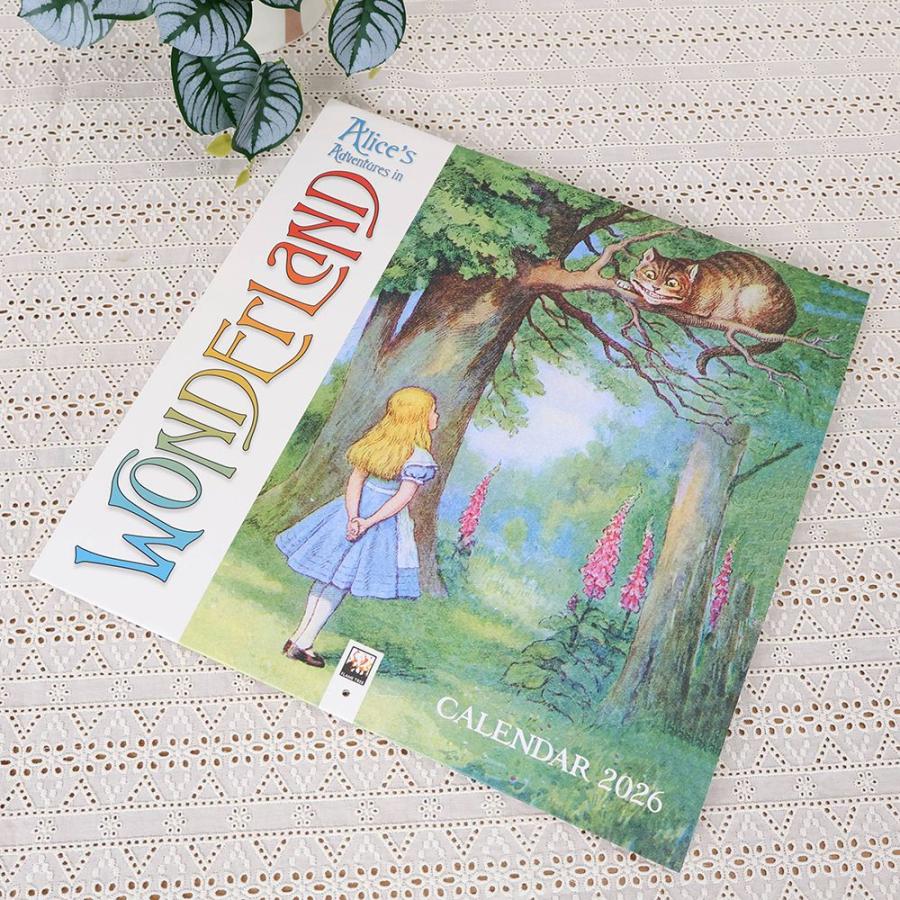 2026年カレンダー ALICE'S ADVENTURES IN WONDERLAND 不思議の国の