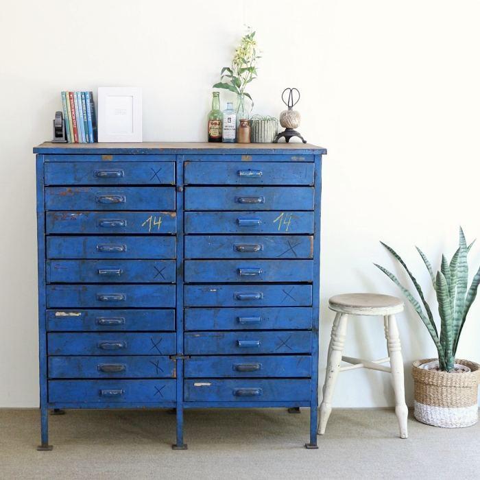 ヴィンテージ ファイリングキャビネット インダストリアル 英国