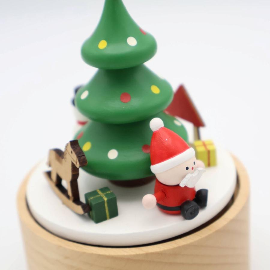 手巻き式 木製オルゴール ツリー 英国 ブナ材 イギリス SO2-SHXT7300