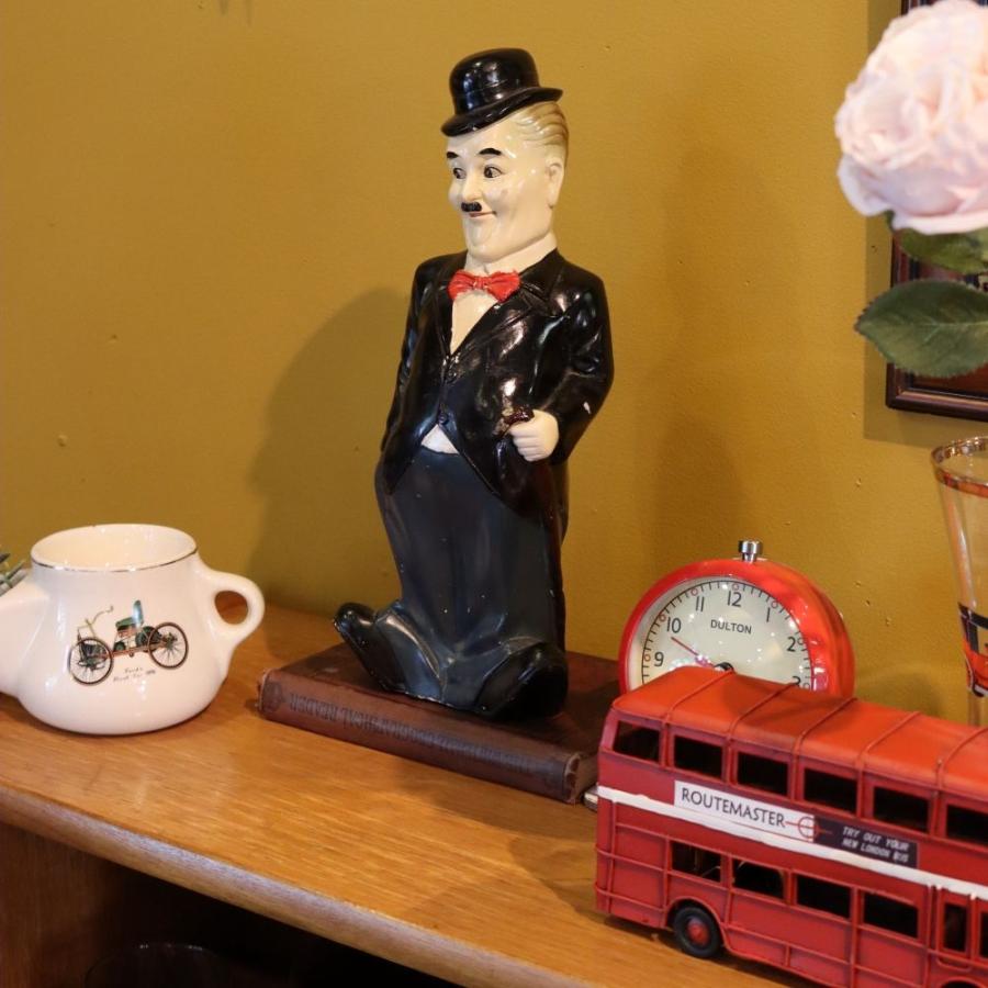 ヴィンテージチャップリン貯金箱 英国 陶器 イギリス VC106-110 