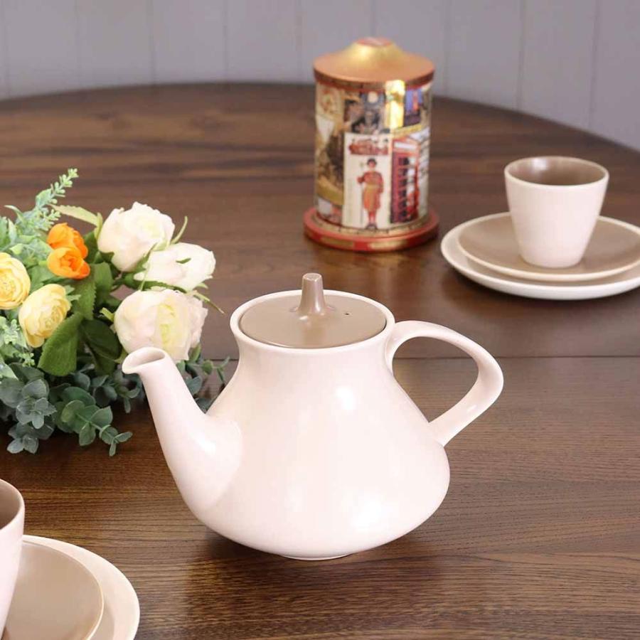 ティーポット Poole Pottery Twintone 英国 陶器 1940-80年代 イギリス 