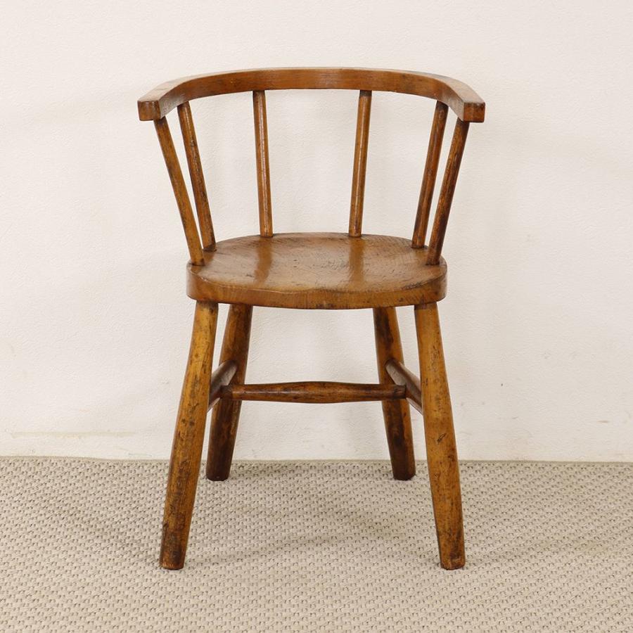 チャイルドチェア 英国 ヴィンテージ エルム・ビーチ材 1950年代 イギリス VC108-169002_5