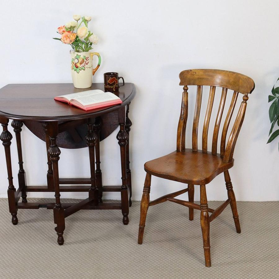 【英国アンティーク】キッチンチェア・エルム材・椅子・ 英国アンティーク】キッチンチェア・エルム材・椅子・