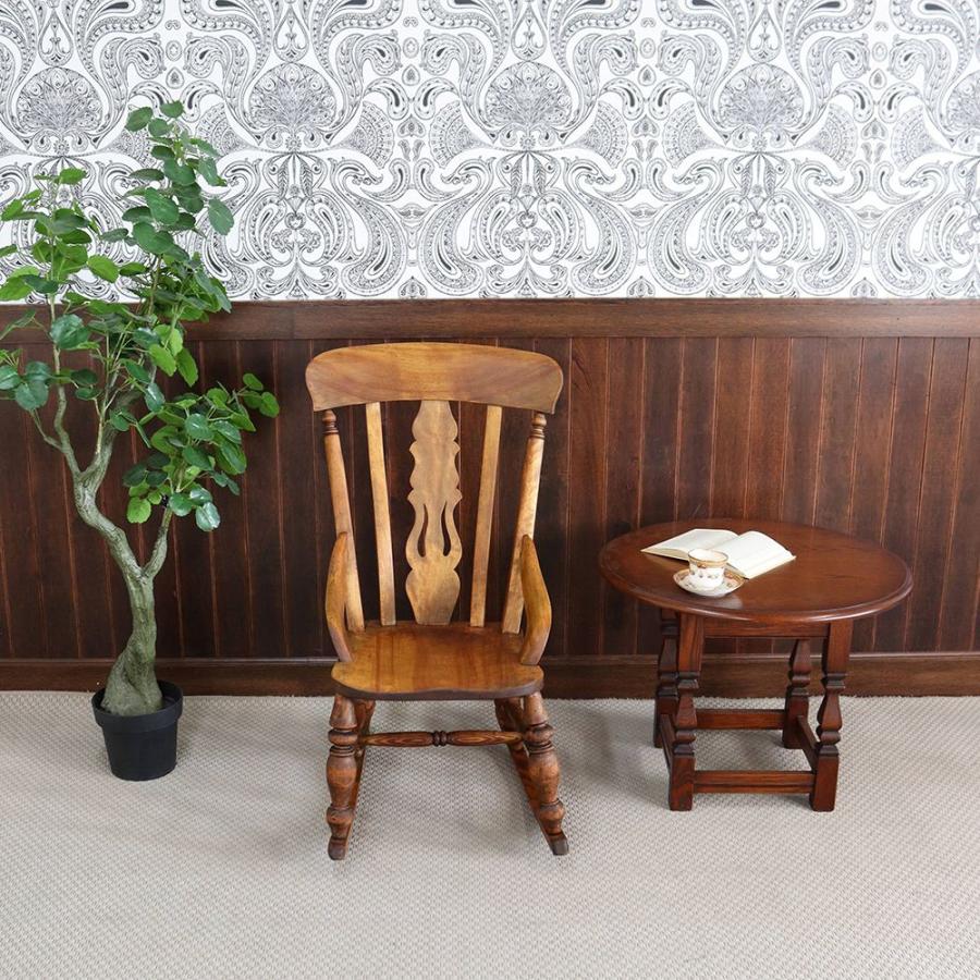 ロッキングチェア 英国 アンティーク ビーチ材 1930年代 イギリス