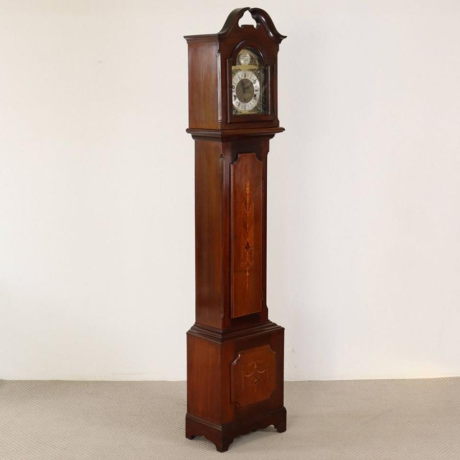 グランドマザークロック 英国 アンティーク マホガニー材 1930年代