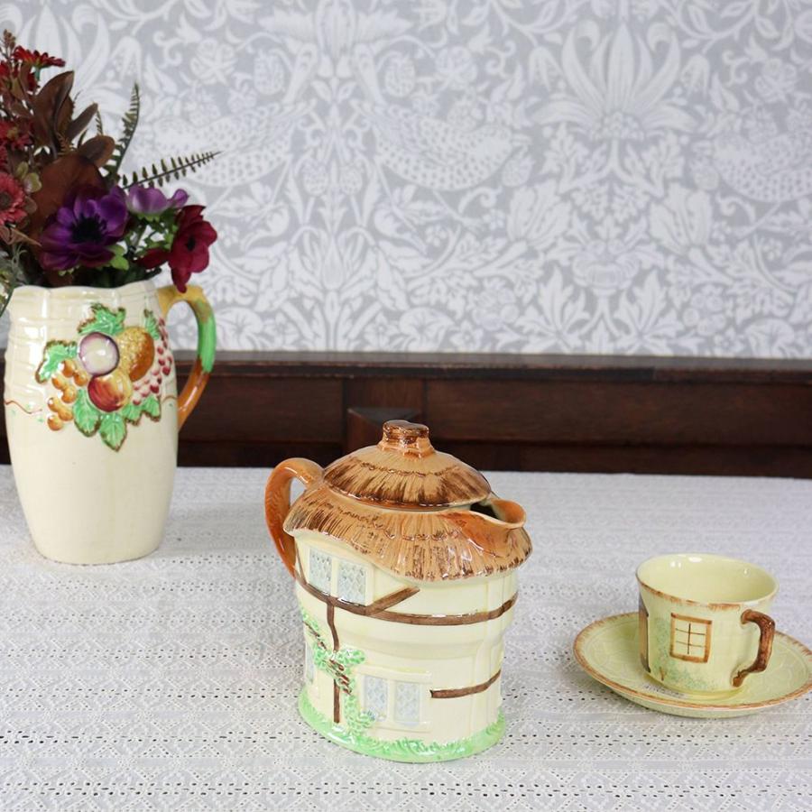 コテージ ビンテージポット Burlington WARE Devon Cobb 英国 陶器 イギリス VC110-186007 ...