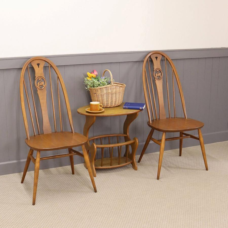 スワンバックチェア アーコール No.876 Swan Dining chair 英国 