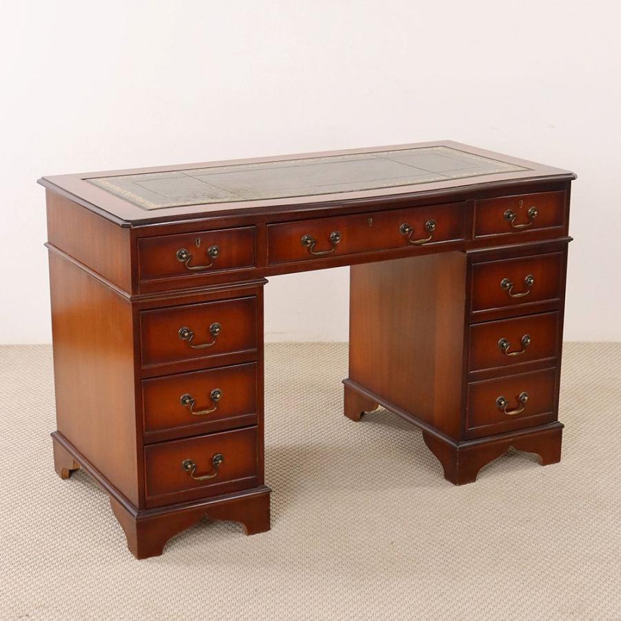 デスク 英国 ヴィンテージ マホガニー材 1990年代 イギリス VC111-214