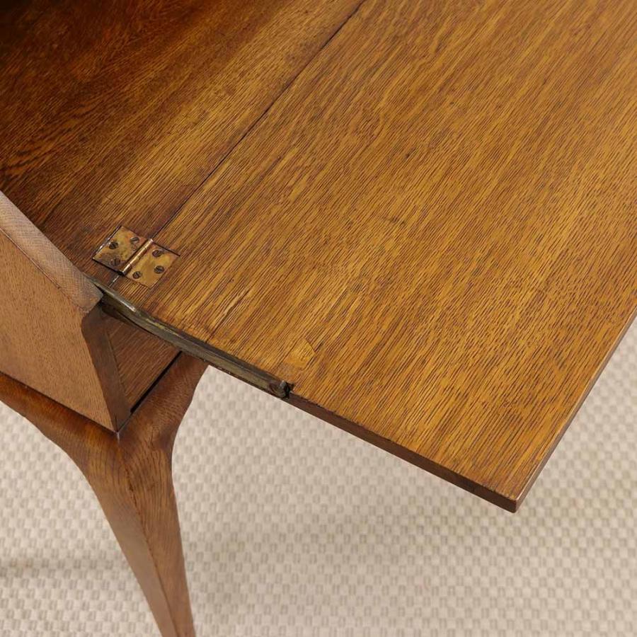 ライティングビューロー 英国 アンティーク オーク材 1898年代