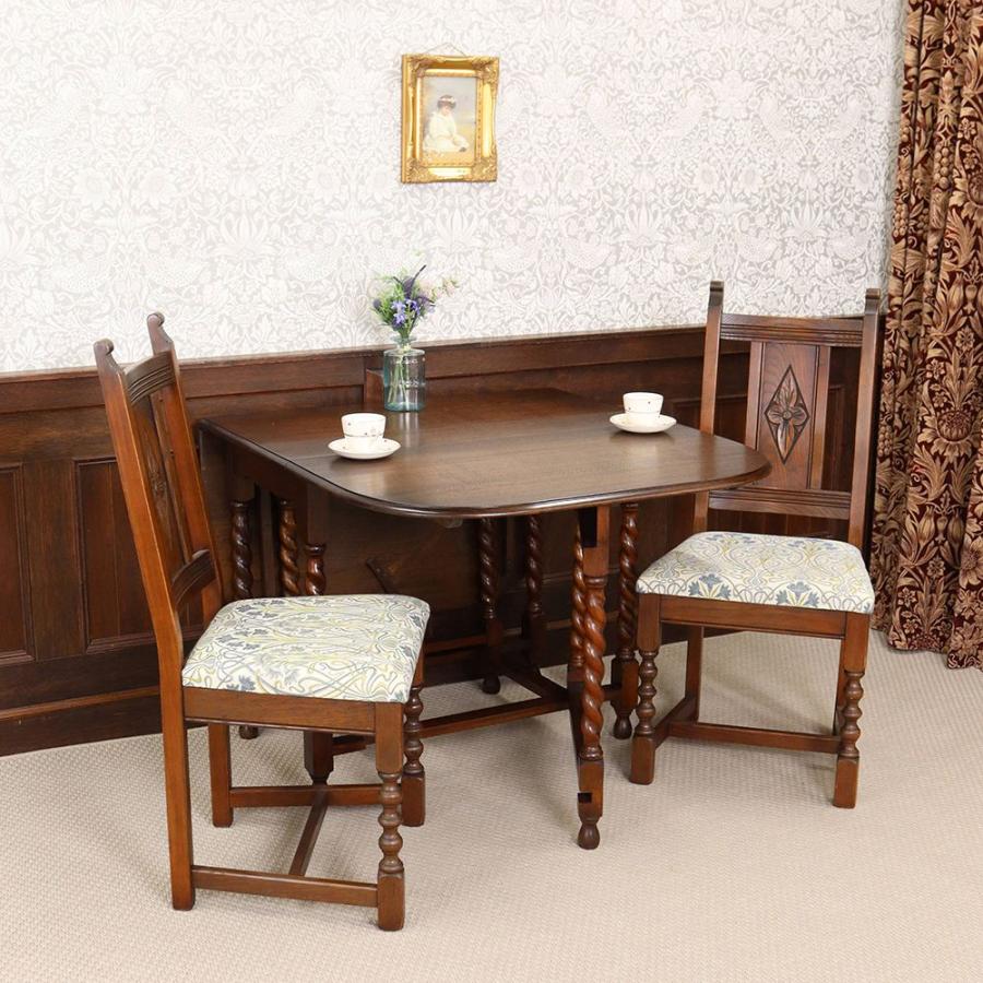 イギリス アンティーク家具 ゲートレッグテーブル 1930年頃 930A ゲートレッグテーブル 英国 アンティーク オーク材 1930年代 イギリス