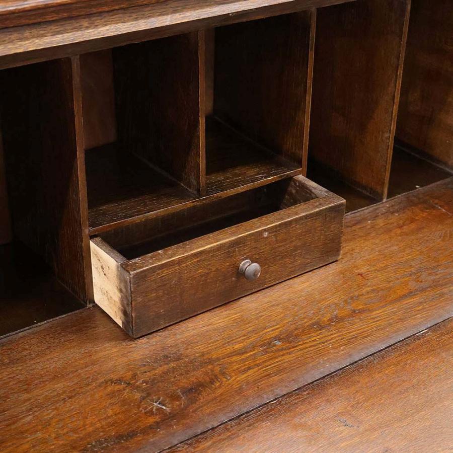 ビューローブックケース 英国 アンティーク オーク材 1930年代