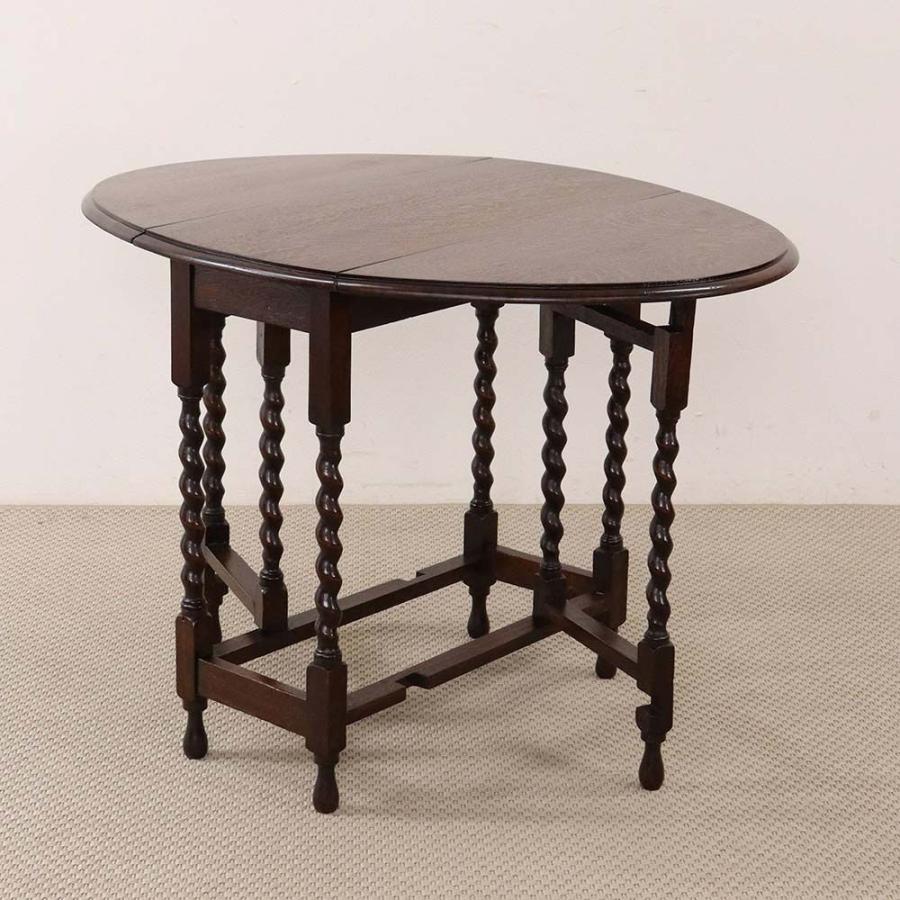 ゲートレッグテーブル 英国 アンティーク オーク材 1930年代 イギリス