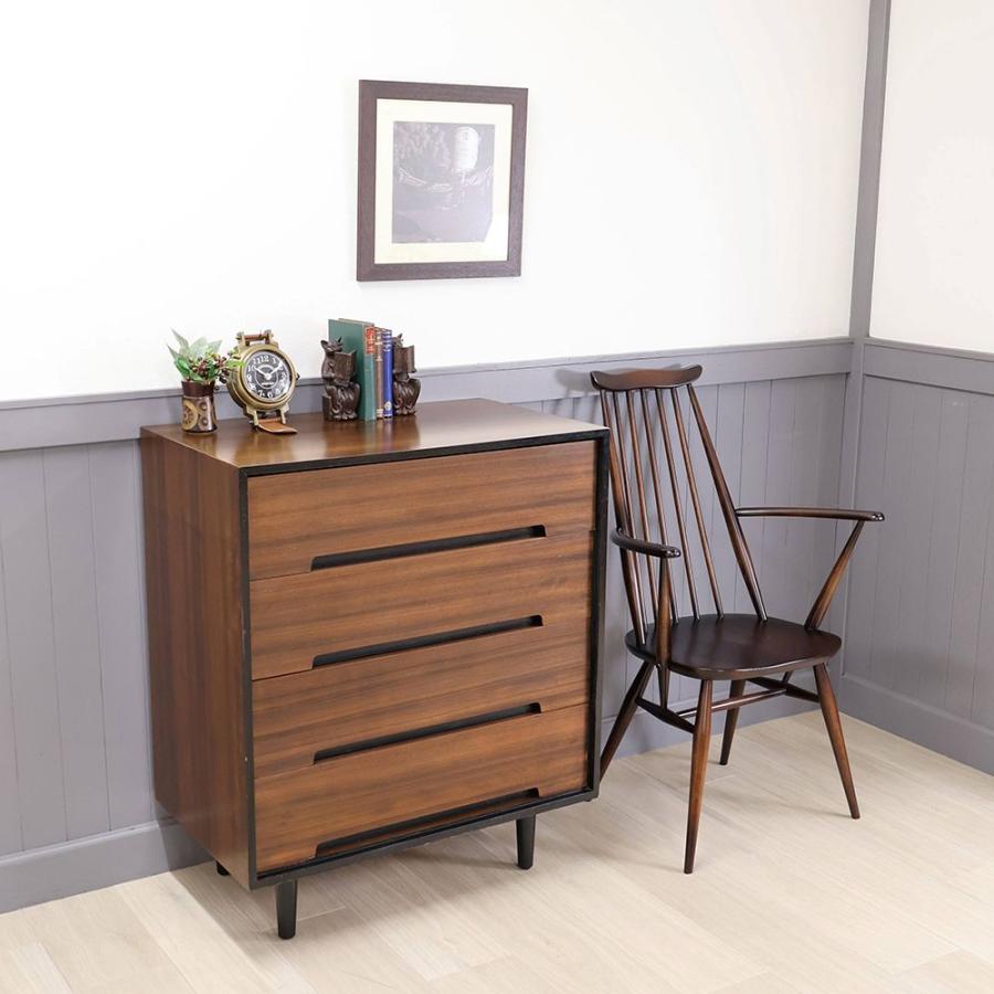 イギリス　Stag社製　チェスト　サイドチェスト チェスト STAG FURNITURE C-Range 英国 ヴィンテージ ウォールナット材