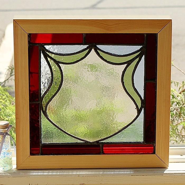 ステンドグラス イギリス アンティーク 建具 おしゃれ 窓 カントリー VC87-083003