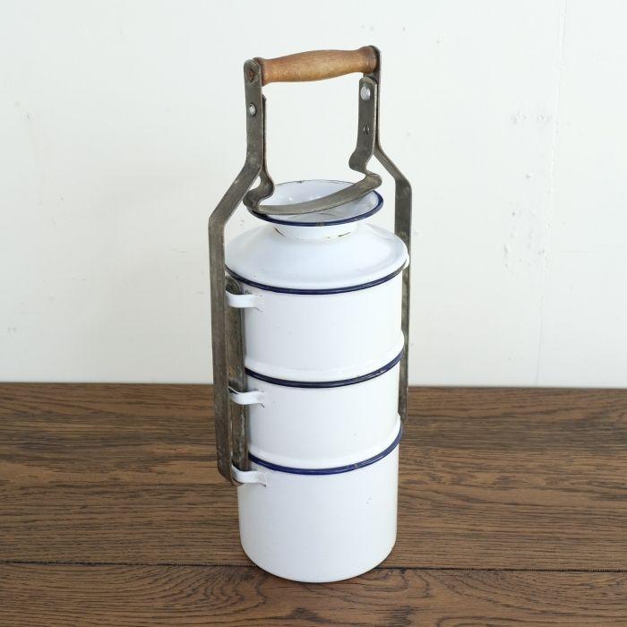 アンティークランチボックス アンティーク雑貨 ホーロー 1910年代