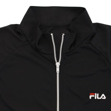 フィラ（FILA）（メンズ）ラッシュガード 配色スタンド フロントジップ 長袖 426-288-BK ブラック 水陸両用 UVカット 紫外線対策｜victoriasurfandsnow｜03