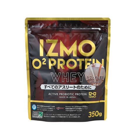 お値打ち価格で イズモ IZMO O2 プロテイン 定期入れの ホエイ100 乳酸菌 マルチビタミン配合 カフェオレ風味 約18食入 350g メンズ レディース