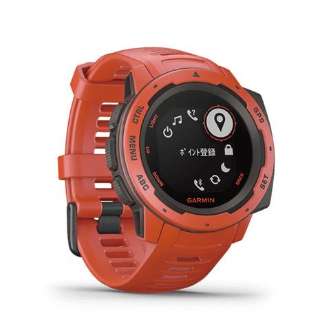 ガーミン（GARMIN）（メンズ、レディース）スマートウォッチ インスティンクト Instinct Flame Red 02064-32｜victoriasurfandsnow｜03