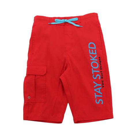 タウンアンドカントリー Tamp C 水着 メンズ Tcカーゴ サーフパンツ Red 海パン 海水パンツ 人気の製品