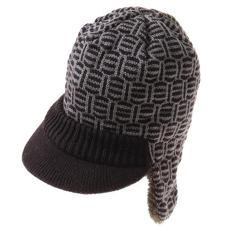 742円 日本限定 エアボーン Arbn ニット帽 キッズ スキー 19jbna ニットキャップ Ab03wc1271 Blk 雪遊び