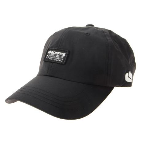 流行 Bonfire ロゴ 日よけ プラン メンズ ボンファイア 帽子 Blk bnf0sst2114 キャップ グローキャップ 帽子
