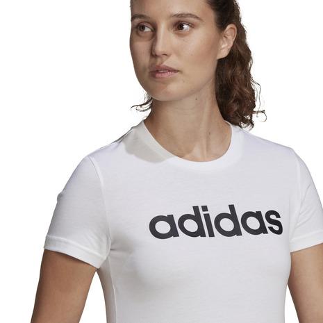 アディダス（adidas）（レディース）Tシャツ レディース 半袖 ラウンジウェア エッセンシャルズ スリム ロゴ 28869-GL0768 GL0769 IC0629 ID0034｜victoriasurfandsnow｜04