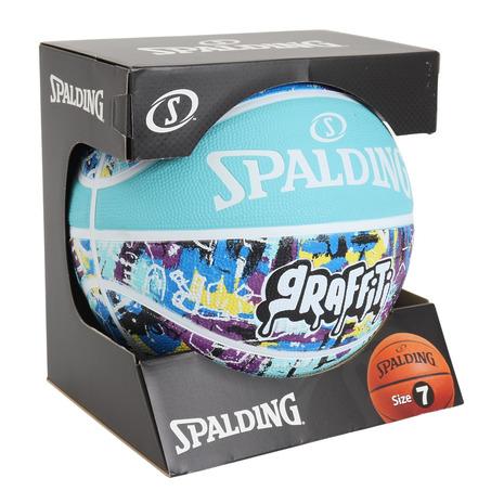 スポルディング（SPALDING）（メンズ）バスケットボール グラフィティ ブルー 7号球 84-373Z｜victoriasurfandsnow｜04