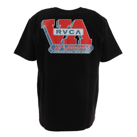 ルーカ（RVCA）（メンズ）半袖 Tシャツ メンズ バックプリント CONTRACT ST ブラック BC041258 BLK｜victoriasurfandsnow｜03