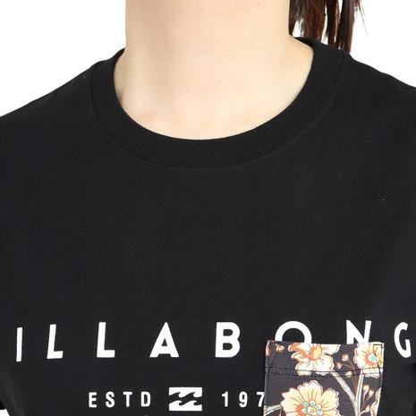 ビラボン（BILLABONG）（レディース）Tシャツ レディース パターン ロゴポケット BD013203 BLK｜victoriasurfandsnow｜06