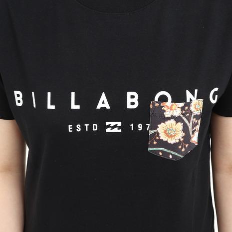 ビラボン（BILLABONG）（レディース）Tシャツ レディース パターン ロゴポケット BD013203 BLK｜victoriasurfandsnow｜09