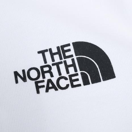 ノースフェイス（THE NORTH FACE）（キッズ）半袖 Tシャツ ショートスリーブバックスクエアロゴティー NTJ32333 W ホワイト トップス バックロゴ 綿100｜victoriasurfandsnow｜06