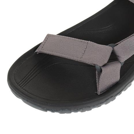 テバ（Teva）（メンズ）スポーツサンダル ハリケーン 4 ブラック グレー 1093379-DSDGG ストラップサンダル 軽量 クッション 面ファスナー｜victoriasurfandsnow｜04