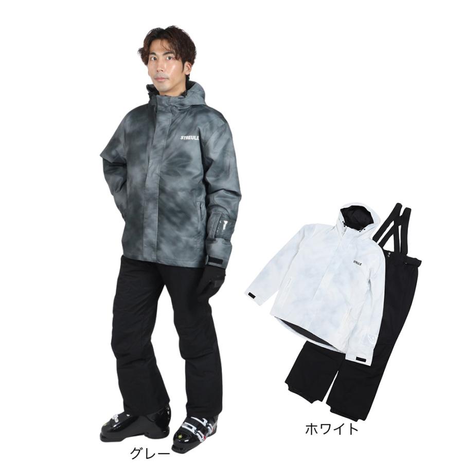 シュトロイレ スキーウェア 上下セット ST23FW0030 BLK STREULE（シュトロイレ） （メンズ）スキーウェア フォグスーツ 上下