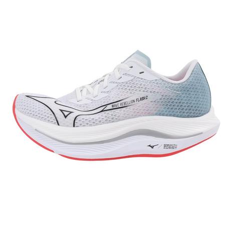 ミズノ（MIZUNO）（レディース）ランニングシューズ トレーニングシューズ 部活 ウエーブリベリオンフラッシュ2 J1GD243521｜victoriasurfandsnow｜06