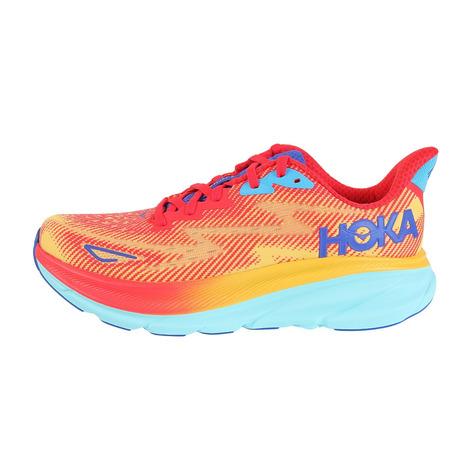 HOKA オレンジ/ターコイズ シューズ26.5cm HOKAから、トレイルランナーを応援する鮮やかなカラーパッケージ