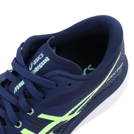 アシックス（ASICS）（メンズ）ランニングシューズ マジックスピード3 ワイド ネイビー グリーン 1011B704.401 スニーカー 幅広 クッション｜victoriasurfandsnow｜09