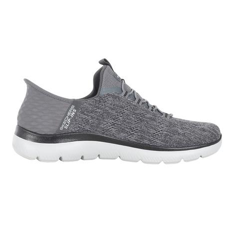 スケッチャーズ（SKECHERS）（メンズ）カジュアルシューズ スリップインズ サミッツ キーペース グレー 232469-CCBK スニーカー ハンズフリー 洗濯機洗い可｜victoriasurfandsnow｜07