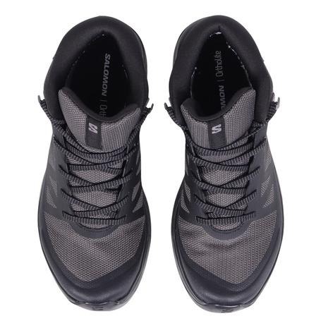 サロモン（SALOMON）（レディース）トレッキングシューズ 登山靴 山登り アウトライズ ミッド OUTRISE MID GORE-TEX W L47160500 ゴアテックス 防水