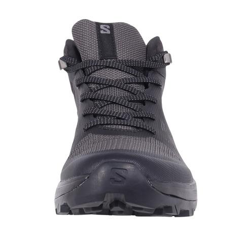 サロモン（SALOMON）（レディース）トレッキングシューズ 登山靴 山登り アウトライズ ミッド OUTRISE MID GORE-TEX W L47160500 ゴアテックス 防水