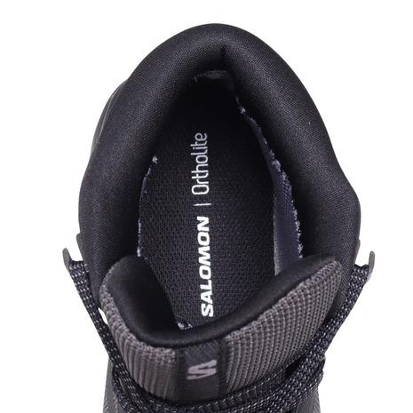 サロモン（SALOMON）（レディース）トレッキングシューズ 登山靴 山登り アウトライズ ミッド OUTRISE MID GORE-TEX W L47160500 ゴアテックス 防水