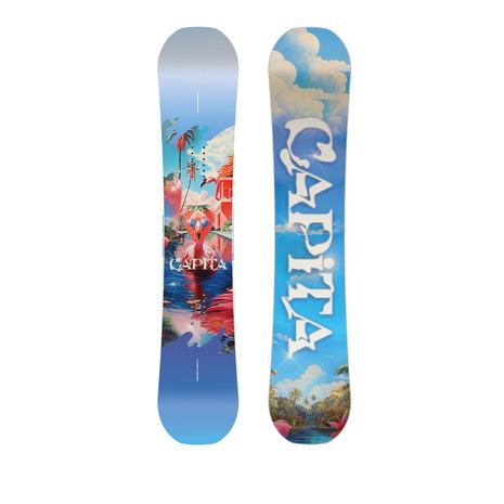 CAPITA ビンディング付　スノーボード レディース 板　142cm FLUX キャピタ（CAPITA）（レディース）24-25モデル スノーボード板 25
